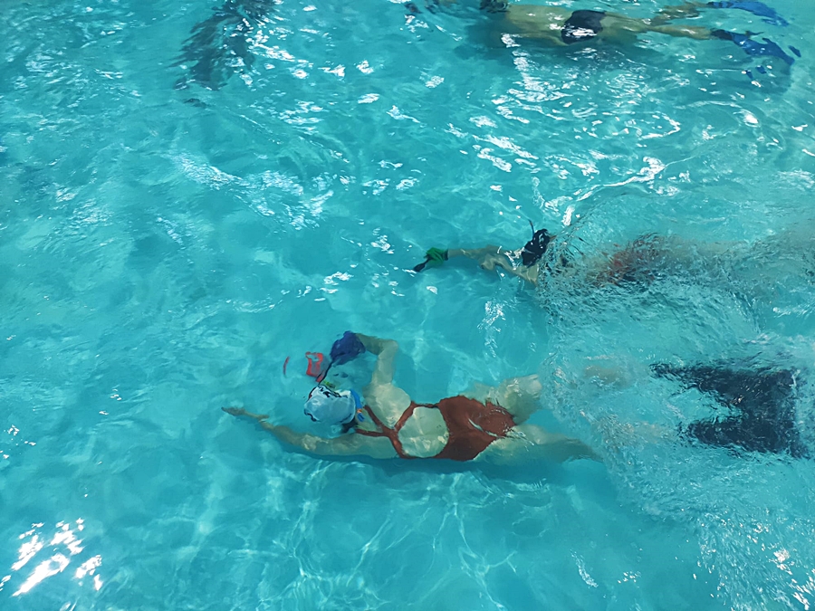 Hokej pod wodą Walenie Siemianowice Śląskie Trening 13 V 2023